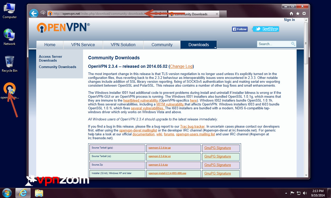 openvpn client download windows 7
